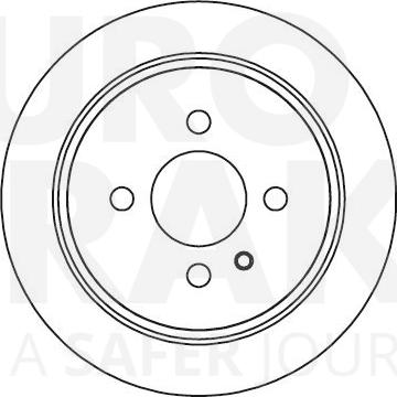 Eurobrake 5815201573 - Гальмівний диск autozip.com.ua