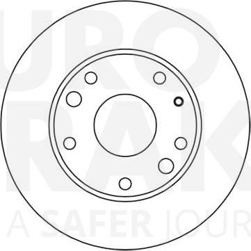 Eurobrake 5815201577 - Гальмівний диск autozip.com.ua