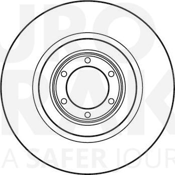 Eurobrake 5815201010 - Гальмівний диск autozip.com.ua