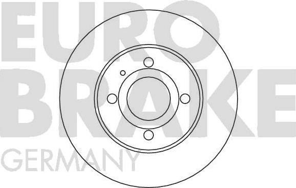 Eurobrake 5815201011 - Гальмівний диск autozip.com.ua