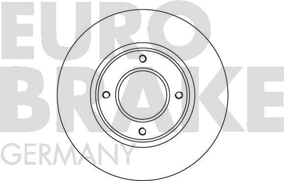 Eurobrake 5815201215 - Гальмівний диск autozip.com.ua