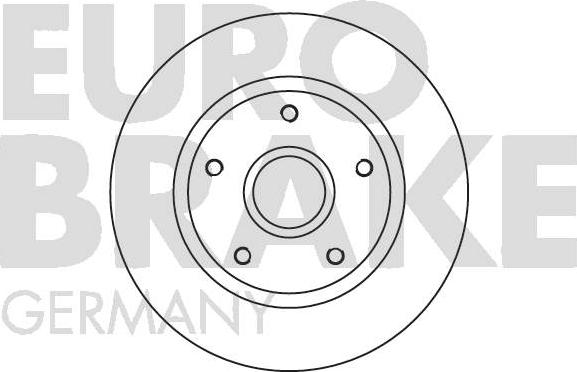 Eurobrake 5815203993 - Гальмівний диск autozip.com.ua