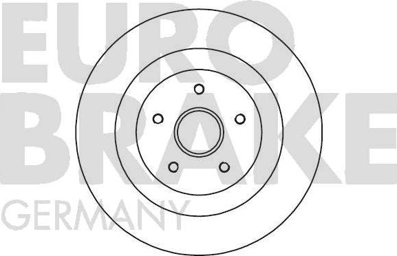 Eurobrake 5815203952 - Гальмівний диск autozip.com.ua