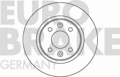 Eurobrake 5815203928 - Гальмівний диск autozip.com.ua