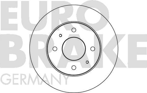 Eurobrake 5815203008 - Гальмівний диск autozip.com.ua