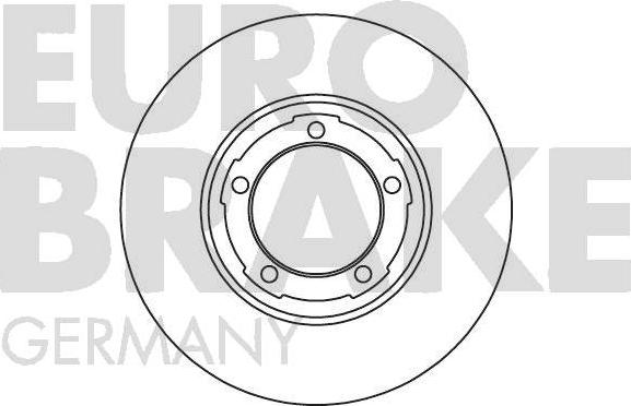 Eurobrake 5815203014 - Гальмівний диск autozip.com.ua