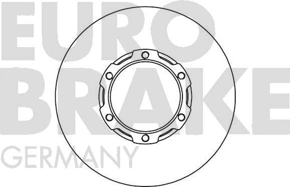 Eurobrake 5815203398 - Гальмівний диск autozip.com.ua