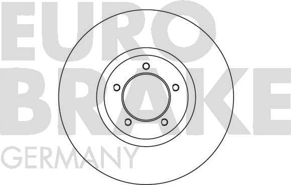 Eurobrake 5815202511 - Гальмівний диск autozip.com.ua