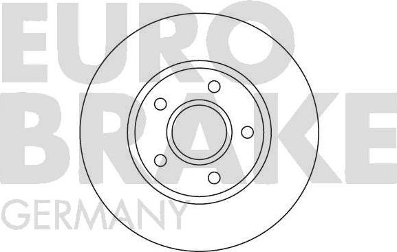 Eurobrake 5815202538 - Гальмівний диск autozip.com.ua