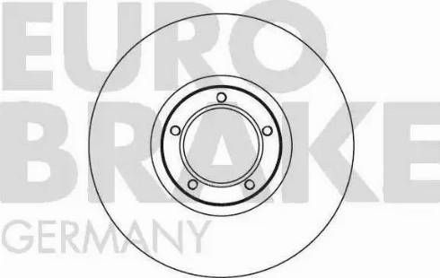 Eurobrake 5815202532 - Гальмівний диск autozip.com.ua