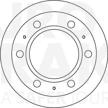 Eurobrake 5815202527 - Гальмівний диск autozip.com.ua