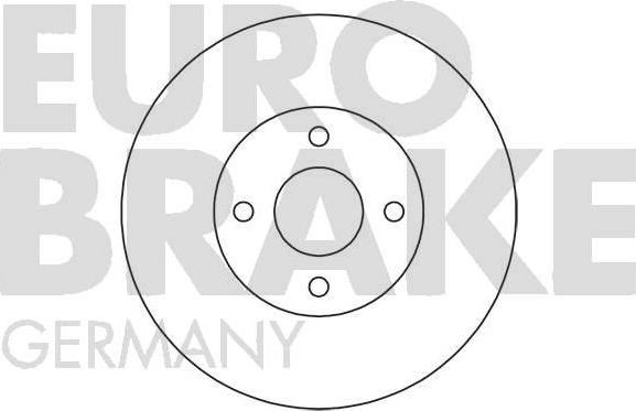 Eurobrake 5815202578 - Гальмівний диск autozip.com.ua
