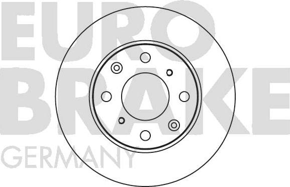 Eurobrake 5815202665 - Гальмівний диск autozip.com.ua