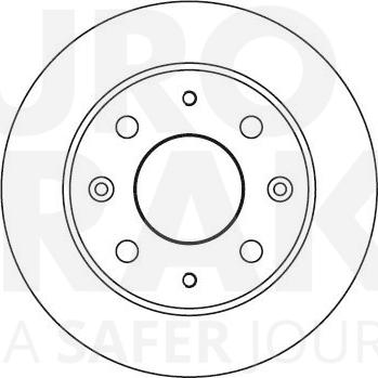 Eurobrake 5815202603 - Гальмівний диск autozip.com.ua
