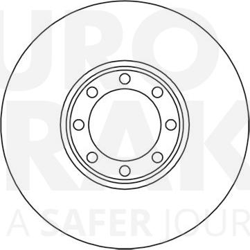 Eurobrake 5815202352 - Гальмівний диск autozip.com.ua