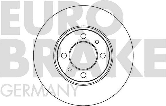 Eurobrake 5815202305 - Гальмівний диск autozip.com.ua