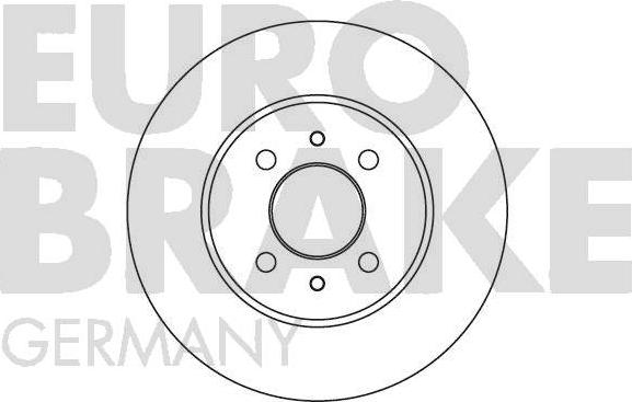 Eurobrake 5815202308 - Гальмівний диск autozip.com.ua