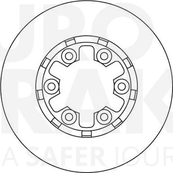 Eurobrake 5815202225 - Гальмівний диск autozip.com.ua