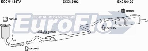 EuroFlo PGPAR16 6004 - Система випуску ОГ autozip.com.ua