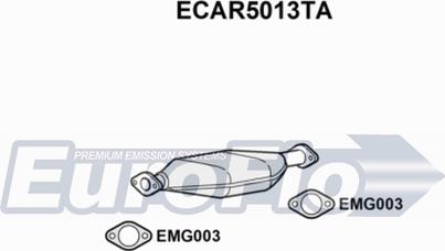 EuroFlo ECAR5013TA - Каталізатор autozip.com.ua