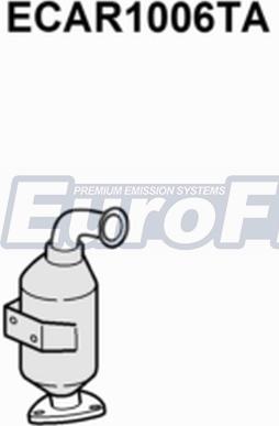 EuroFlo ECAR1006TA - Каталізатор autozip.com.ua