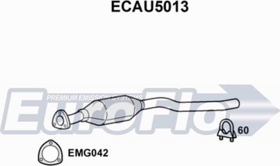 EuroFlo ECAU5013 - Каталізатор autozip.com.ua