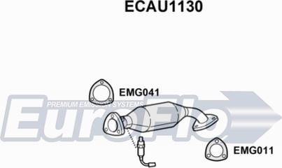 EuroFlo ECAU1130 - Каталізатор autozip.com.ua