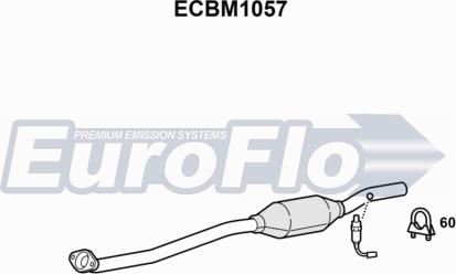 EuroFlo ECBM1057 - Каталізатор autozip.com.ua