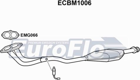 EuroFlo ECBM1006 - Каталізатор autozip.com.ua