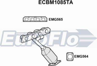 EuroFlo ECBM1085TA - Каталізатор autozip.com.ua