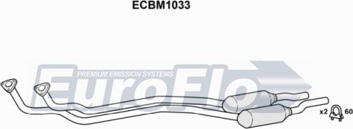 EuroFlo ECBM1033 - Каталізатор autozip.com.ua