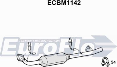 EuroFlo ECBM1142 - Каталізатор autozip.com.ua