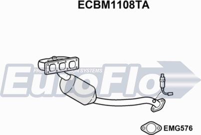 EuroFlo ECBM1108TA - Каталізатор autozip.com.ua