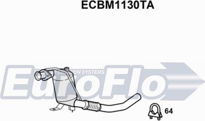 EuroFlo ECBM1130TA - Каталізатор autozip.com.ua