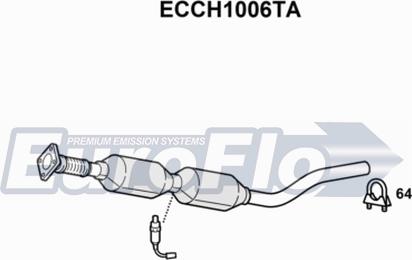 EuroFlo ECCH1006TA - Каталізатор autozip.com.ua