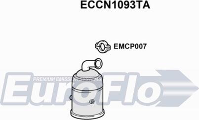 EuroFlo ECCN1093TA - Каталізатор autozip.com.ua