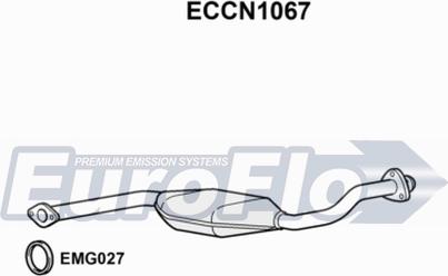 EuroFlo ECCN1067 - Каталізатор autozip.com.ua