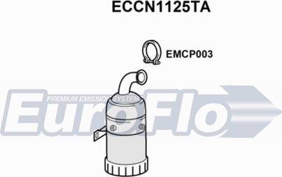 EuroFlo ECCN1125TA - Каталізатор autozip.com.ua