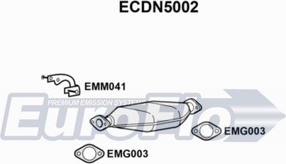 EuroFlo ECDN5002 - Каталізатор autozip.com.ua