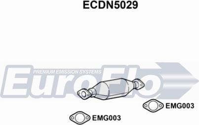 EuroFlo ECDN5029 - Каталізатор autozip.com.ua