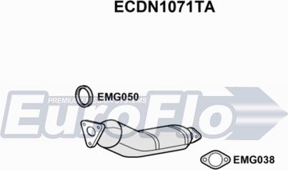 EuroFlo ECDN1071TA - Каталізатор autozip.com.ua