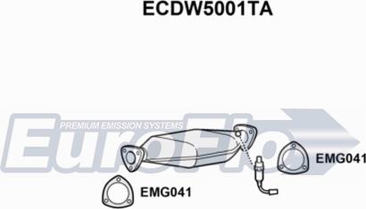 EuroFlo ECDW5001TA - Каталізатор autozip.com.ua