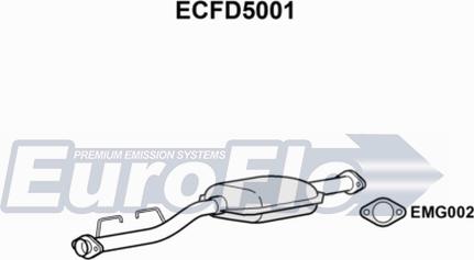EuroFlo ECFD5001 - Каталізатор autozip.com.ua