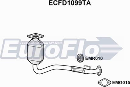 EuroFlo ECFD1099TA - Каталізатор autozip.com.ua