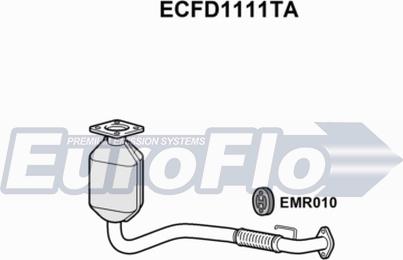EuroFlo ECFD1111TA - Каталізатор autozip.com.ua