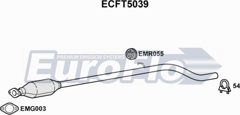 EuroFlo ECFT5039 - Каталізатор autozip.com.ua