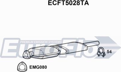 EuroFlo ECFT5028TA - Каталізатор autozip.com.ua