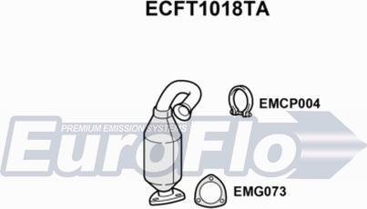 EuroFlo ECFT1018TA - Каталізатор autozip.com.ua