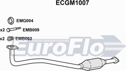 EuroFlo ECGM1007 - Каталізатор autozip.com.ua