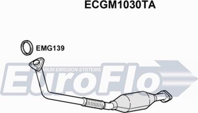 EuroFlo ECGM1030TA - Каталізатор autozip.com.ua